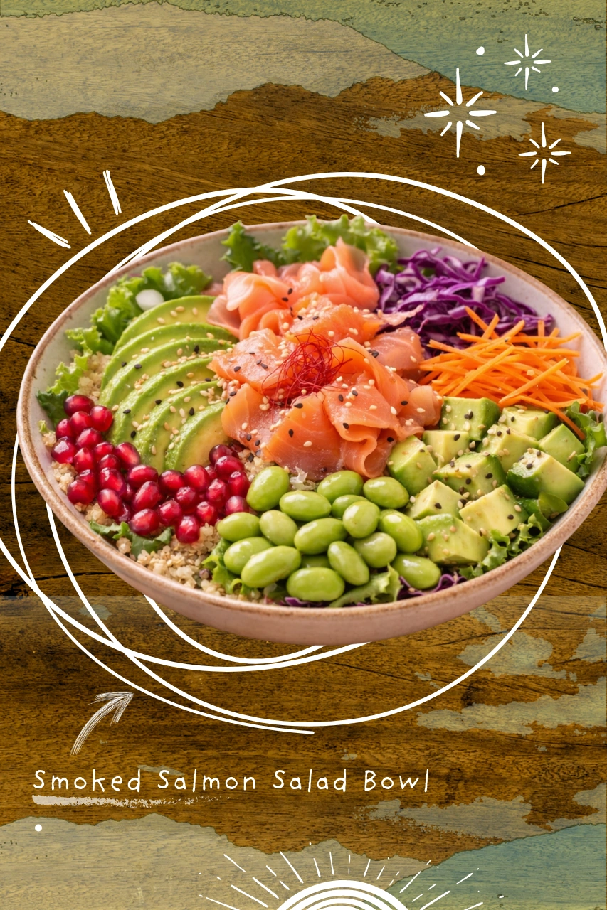 Smoked Salmon Salad Bowl